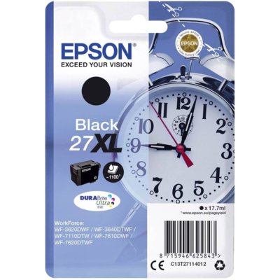 Tusz EPSON T2711 Czarny 17.7 ml C13T27114012