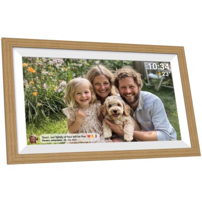 Ramka cyfrowa DENVER Frameo PFF-1502LW 15.6" Jasnobrązowy