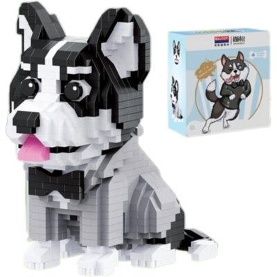 Klocki plastikowe QBI Husky Szczeniak SA241043