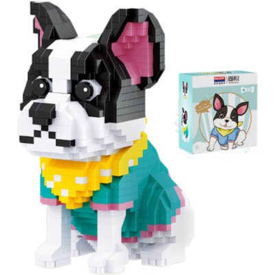 Klocki plastikowe QBI French Bulldog SA241042
