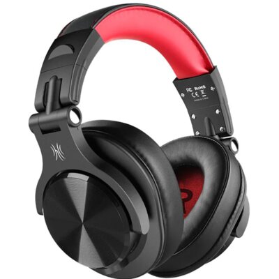 Słuchawki nauszne ONEODIO Fusion A70 Czarno-czerwony
