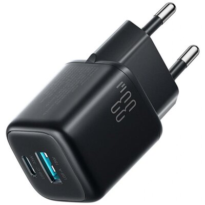 Ładowarka sieciowa JOYROOM JR-TG7 33W Czarny ładowarka do telefonu USB-C, USB-A