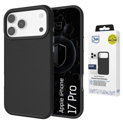Etui 3MK Hardy Shockproof MagCase do Apple iPhone 17 Pro Czarny