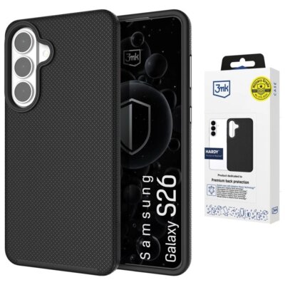 Etui 3MK Hardy Shockproof MagCase do Samsung Galaxy S26 Czarny