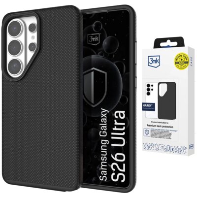Etui 3MK Hardy Shockproof MagCase do Samsung Galaxy S26 Ultra Czarny