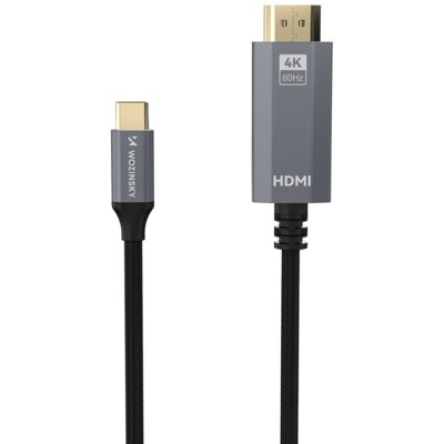 Kabel USB-C - HDMI WOZINSKY WCCH-01 4K 1.8m Czarny