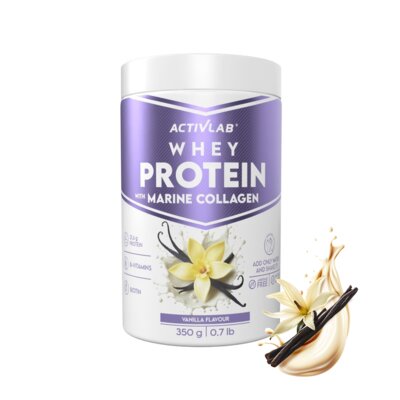 Odżywka białkowa ACTIVLAB Whey Protein Marine Collagen Waniliowy (350 g)
