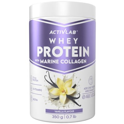 Odżywka białkowa ACTIVLAB Whey Protein Marine Collagen Waniliowy (350 g)
