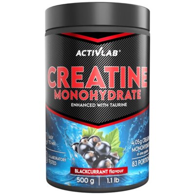 Kreatyna ACTIVLAB Monohydrate Czarna porzeczka (500 g)