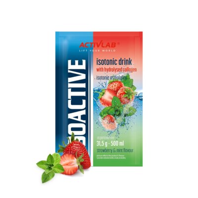 Izotonik ACTIVLAB Isoactive Truskawka z miętą (31.5 g)