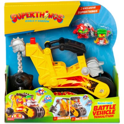 Zabawka SUPERTHINGS S Kazoom Power Battle Vehicles Demolition PSTSP116IN310
