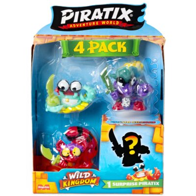 Zestaw figurek PIRATIX Wild Kingdom Four Pack (1 zestaw)