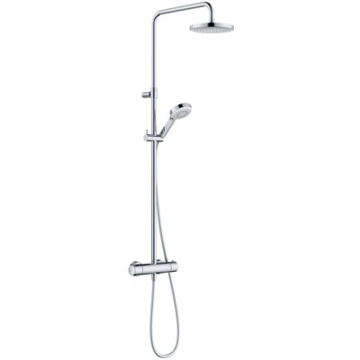 Zestaw prysznicowy natynkowy KLUDI Dive Dual Shower System 6807905-00 z deszczownicą Chrom