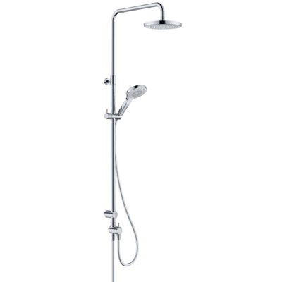 Zestaw prysznicowy natynkowy KLUDI Dive X Dual Shower System 6908005-00 z deszczownicą Chrom