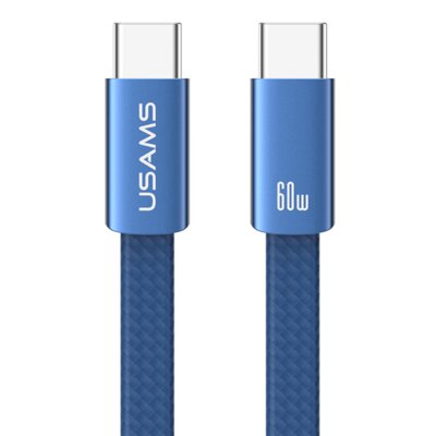 Kabel USB-C - USB-C USAMS U96 60W 1.2 m Niebieski