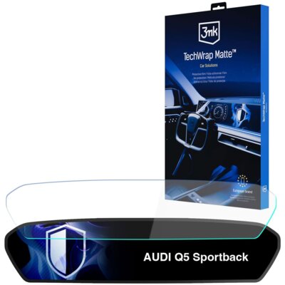 Folia ochronna 3MK TechWrap Matte Center Display do Audi Q5 Sportback 2025-