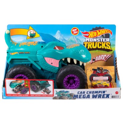 Samochód Hot Wheels Monster Trucks Pożeracz Aut Mega Wrex GYL13