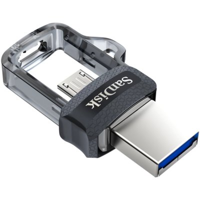 Pendrive SANDISK Ultra Dual Drive 256GB, Micro USB / USB 3.2 Gen. 1 (USB 3.0), Odczyt 130 Mb/s