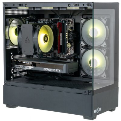 Komputer MAD DOG MD-A07DR32 R5-5600XT 32GB RAM 1TB SSD GeForce RTX5060 DLSS 4 Wi-Fi