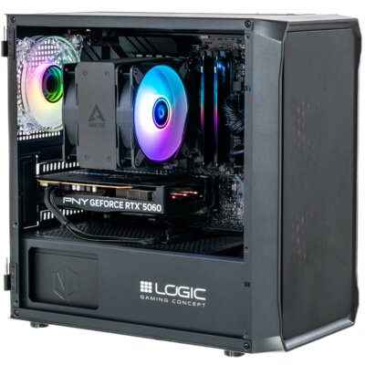 Komputer MAD DOG LOGIC-A13WR16WH R5-5600 16GB RAM 1TB SSD GeForce RTX5060 DLSS 4 Wi-Fi Windows 11 Home