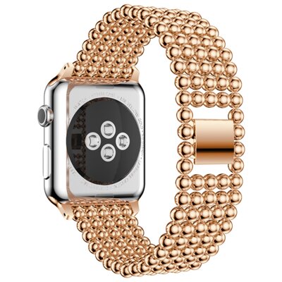 Pasek LUNA do Apple Watch do koperty 42/44/45mm A00330 Różowe złoto