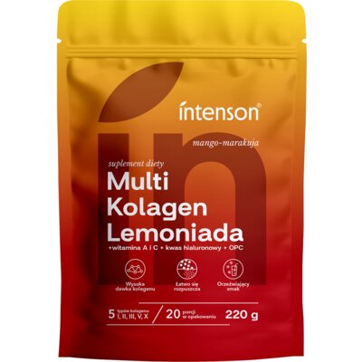 Kolagen INTENSON Multi Mango-marakuja (220 g)