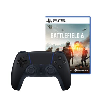 Kontroler SONY DualSense Czarny + Battlefield 6 Gra PS5