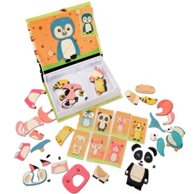 Układanka EXTRALINK Magnetic Animal Book EX.99267 (68 elementów)