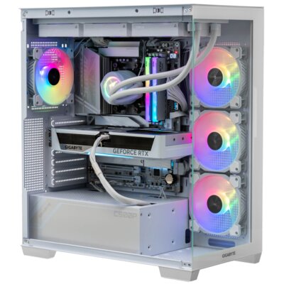 Komputer MAD DOG Powered by Gigabyte C500-ICE-A01WR32WH R7-9800X3D 32GB RAM 1TB SSD GeForce RTX5070 DLSS 4 Wi-Fi Windows 11 Home