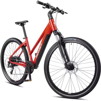 Rower elektryczny ROMET E-Orkan 1.0 D19 28 cali Czerwony