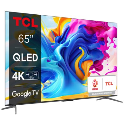 Telewizor TCL 65C645 65" QLED 4K Google TV Dolby Vision Dolby Atmos HDMI 2.1