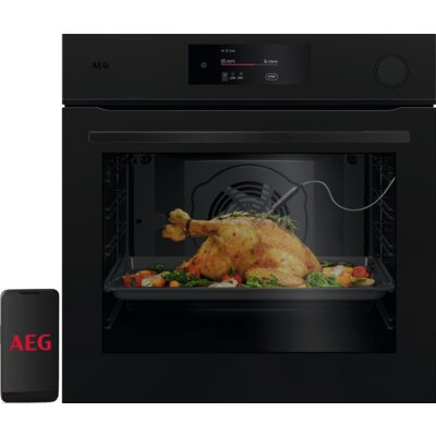 Piekarnik AEG 7000 MR7AB73XST Elektryczny parowy Czarny matowy A++