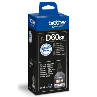 Tusz BROTHER Czarny 108 ml BT-D60BK