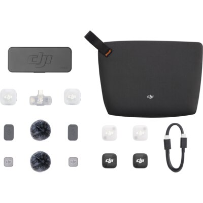 System bezprzewodowy DJI Mic Mini 2 (2 TX + 1 Mobile RX + Etui ładujące)