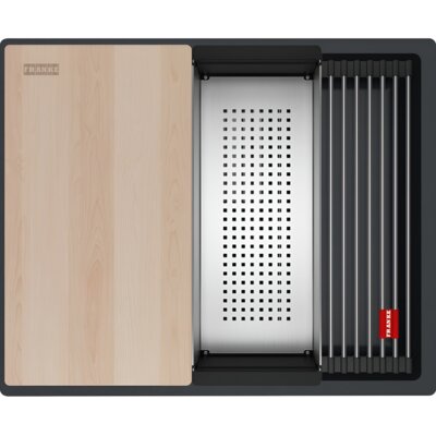 Zlewozmywak jednokomorowy FRANKE Kanon KNG Pro 110-52 125.0749.660 Onyx 46x56