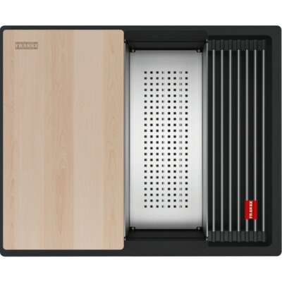 Zlewozmywak jednokomorowy FRANKE Kanon KNG PRO 110-52 125.0749.662 Czarny mat 46x56