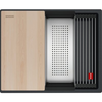 Zlewozmywak jednokomorowy FRANKE Kanon KNG PRO 110-52 125.0749.664 Onyx 46x56