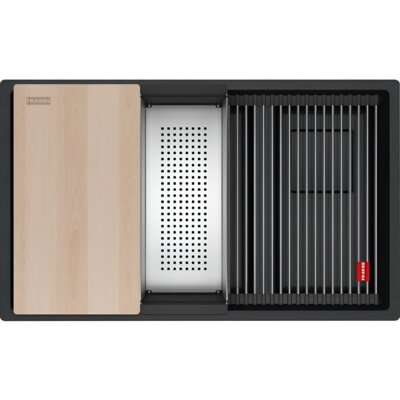 Zlewozmywak półtorakomorowy FRANKE Kanon KNG Pro 160-46-21 125.0749.684 Onyx 46x76