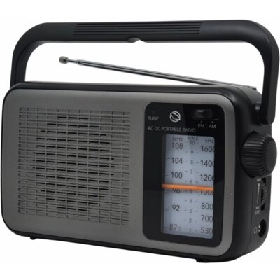 Radio MANTA San Remo MARDI919BK Analogowe Przenośne Czarno-szary