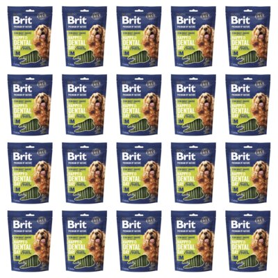 Przysmak dla psa BRIT Snacks Dental Stick Kolagen i Spirulina M 20 x 180 g