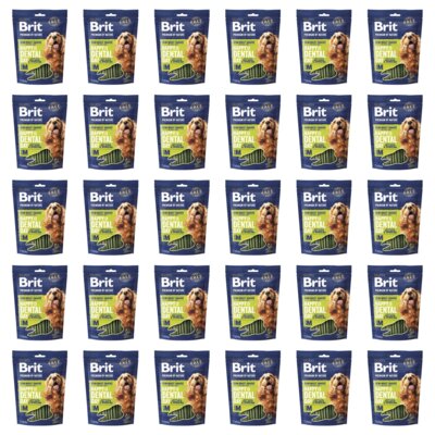 Przysmak dla psa BRIT Snacks Dental Stick Kolagen i Spirulina M 30 x 180 g
