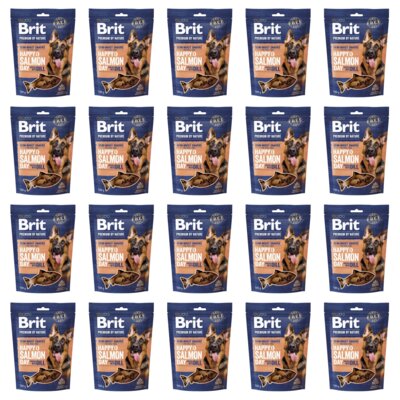 Przysmak dla psa BRIT Premium By Nature Happy Snacks Łosoś z koperkiem 20 x 180 g