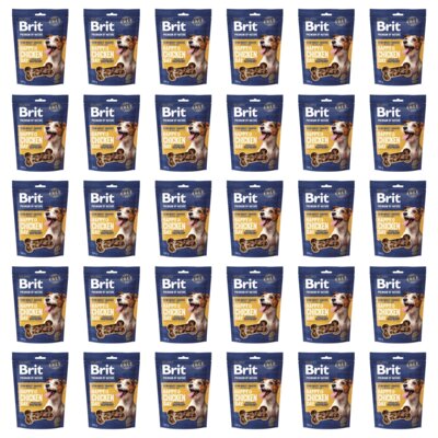 Przysmak dla psa BRIT Premium Dog Snack Kurczak z malinami 30 x 180 g