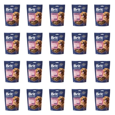 Przysmak dla psa BRIT Premium Snacks Wołowina z jabłkiem 20 x 180 g