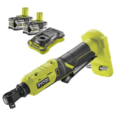 Klucz RYOBI R18RW2-0 + Akumulator RYOBI RC18150-250 5Ah 18V + Ładowarka