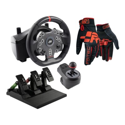 Kierownica FR-TEC Grand Chelem Racing Wheel MKII FT7018 + Rękawice do simracingu FR-TEC Pro