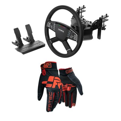 Kierownica MOZA Racing RS071 (PC) + Rękawice do simracingu FR-TEC Pro