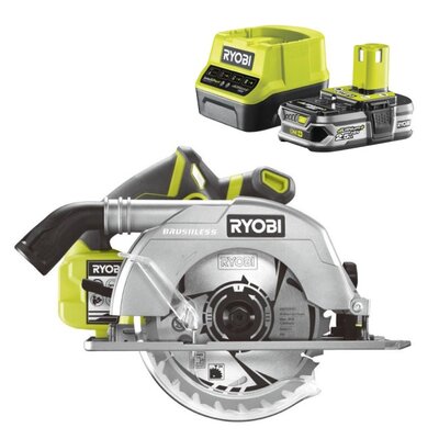 Pilarka tarczowa RYOBI R18CS7-0 + Akumulator RYOBI RC18120-125 2.5Ah 18V + Ładowarka