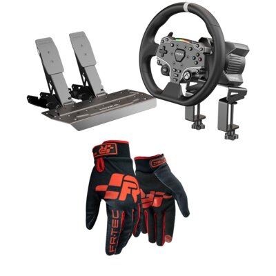 Kierownica MOZA Racing R3 RS053 (XBOX/PC) + Rękawice do simracingu FR-TEC Pro