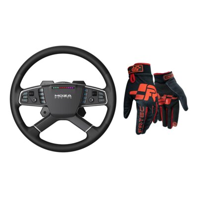 Kierownica MOZA Racing TSW RS060 (PC) + Rękawice do simracingu FR-TEC Pro